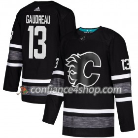 Adidas Maillot de Hockey Calgary Flames Johnny Gaudreau 13 2019 All-Star Noir Authentic - Homme